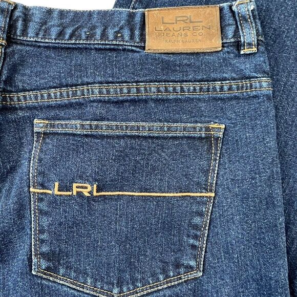 Lauren Ralph Lauren Denim - Lauren Ralph‎ Lauren Womens Jeans Size 16 Blue Classic Straight Leg 36 X 26